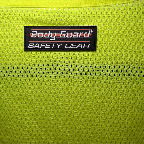 Body Guard Yellow & Orange Safety Vest w/ Reflective Strips. Size L/ XL - Picture 7 of 7